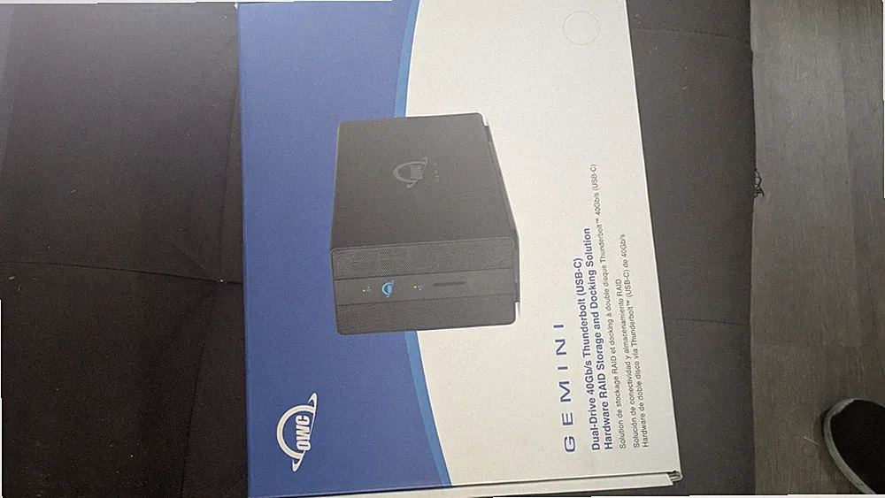 OWC Gemini – 2-Bay RAID and Thunderbolt 3 Enclosure - NO DRIVES